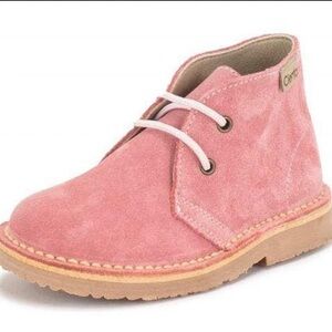 Cienta Kids Blush Suede Boots